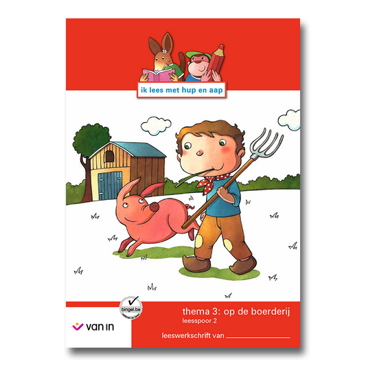 Ik lees met hup en aap leeswerkschrift 3 tweede leesspoor
